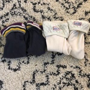Hunter welly socks 2 pairs